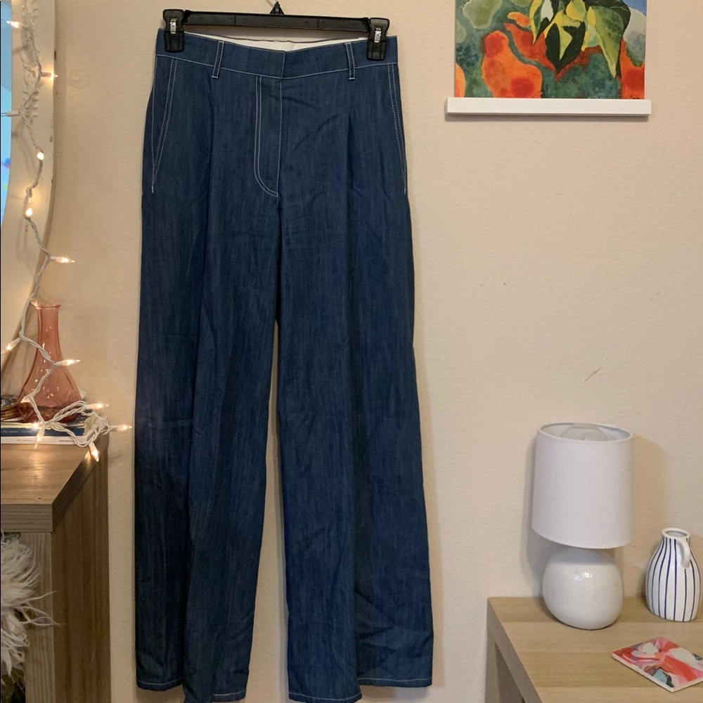 Sonia Rykiel Cotton Denim Trousers
